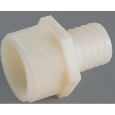 ANDERSON METALS Hose Adapter, 34 in, Barb, 34 in, MGH, 150 psi Pressure, Nylon 53748-1212